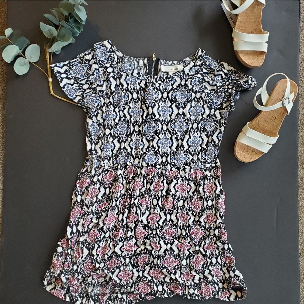 Sans Souci Aztec print dress